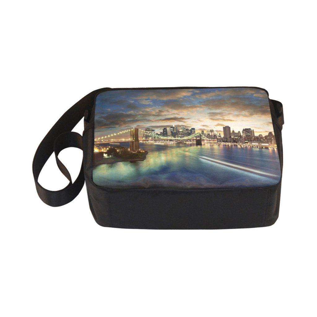 Amazing New York Cityscape  Classic Cross-body Nylon Bags (Model 1632)
