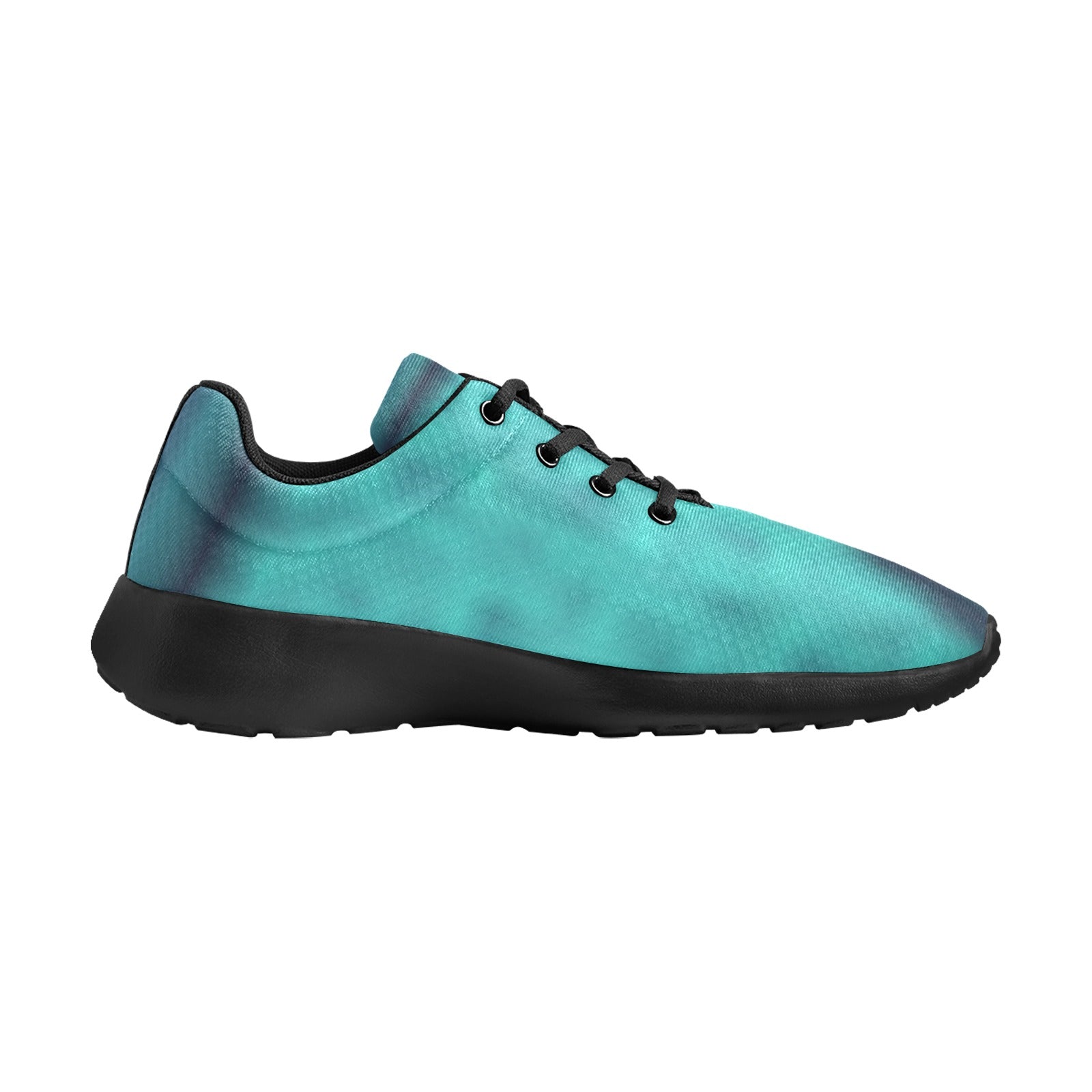Men's All-Over Print Athletic Sneakers – (Black)