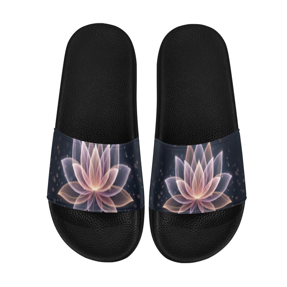 Women's Glowing Flowers Slide Sandals(Model 05