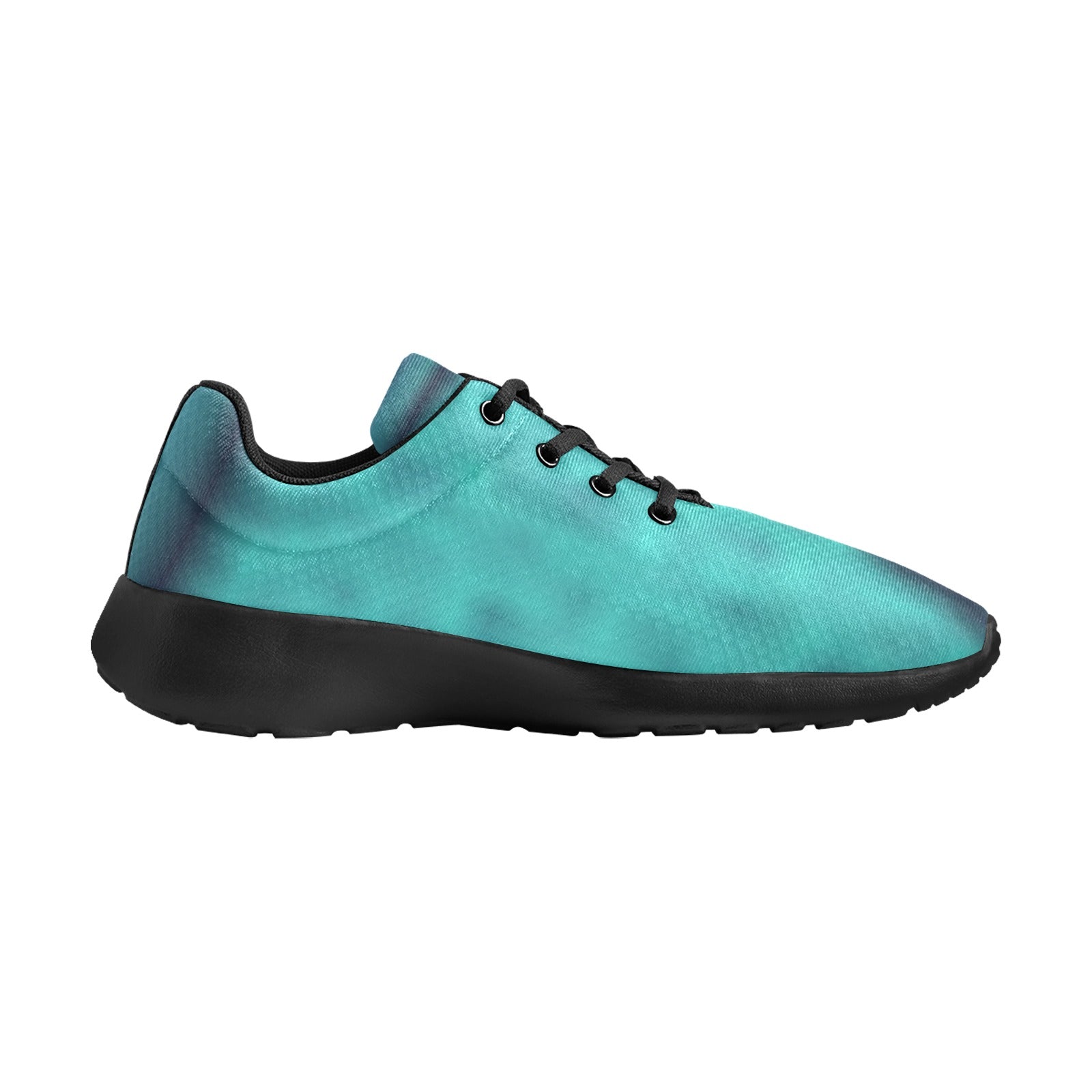 Women's All-Over Print Athletic Sneakers – (Black)
