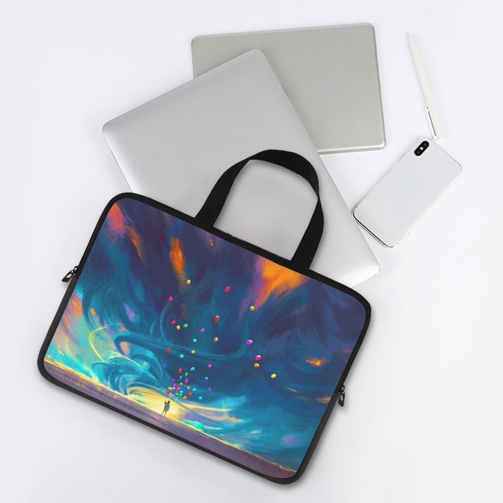 Abstract Skyline Art Laptop Bag with Handle 15inch