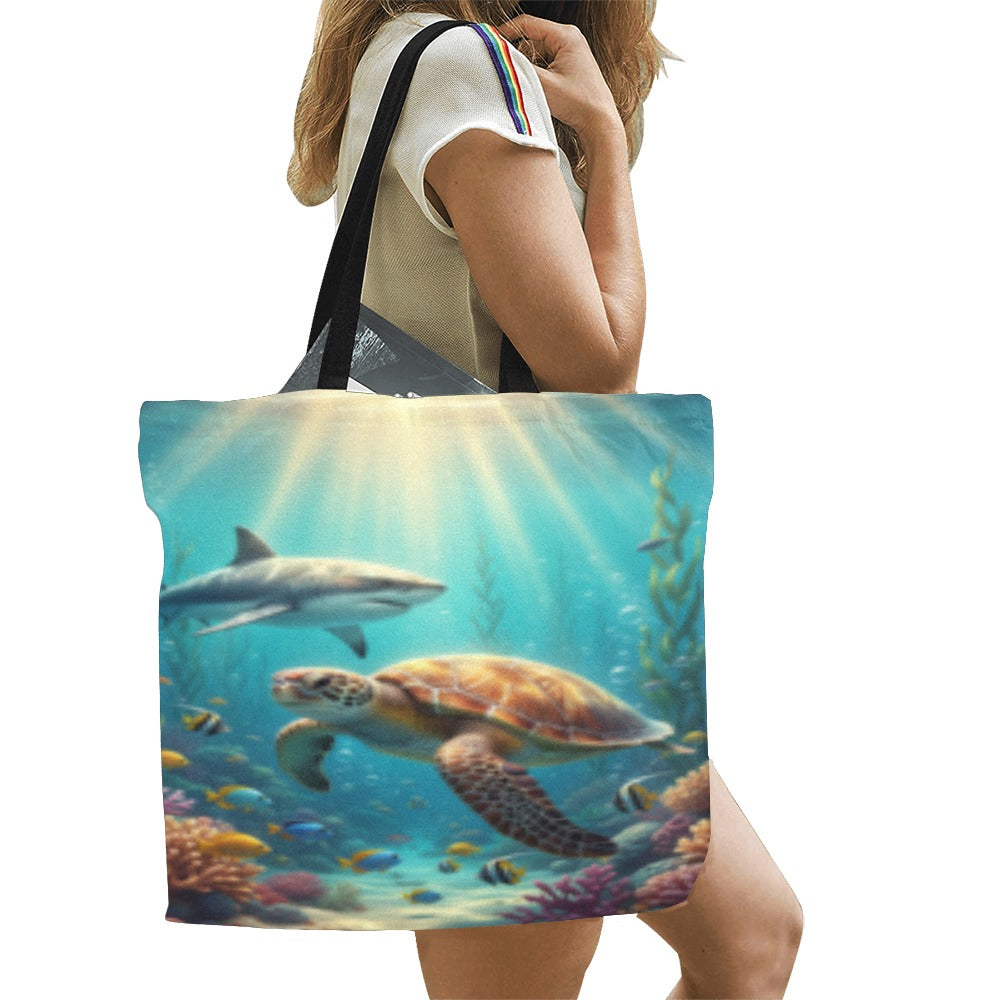 Ocean Sunshine Tote Bag(Model1699)(Large