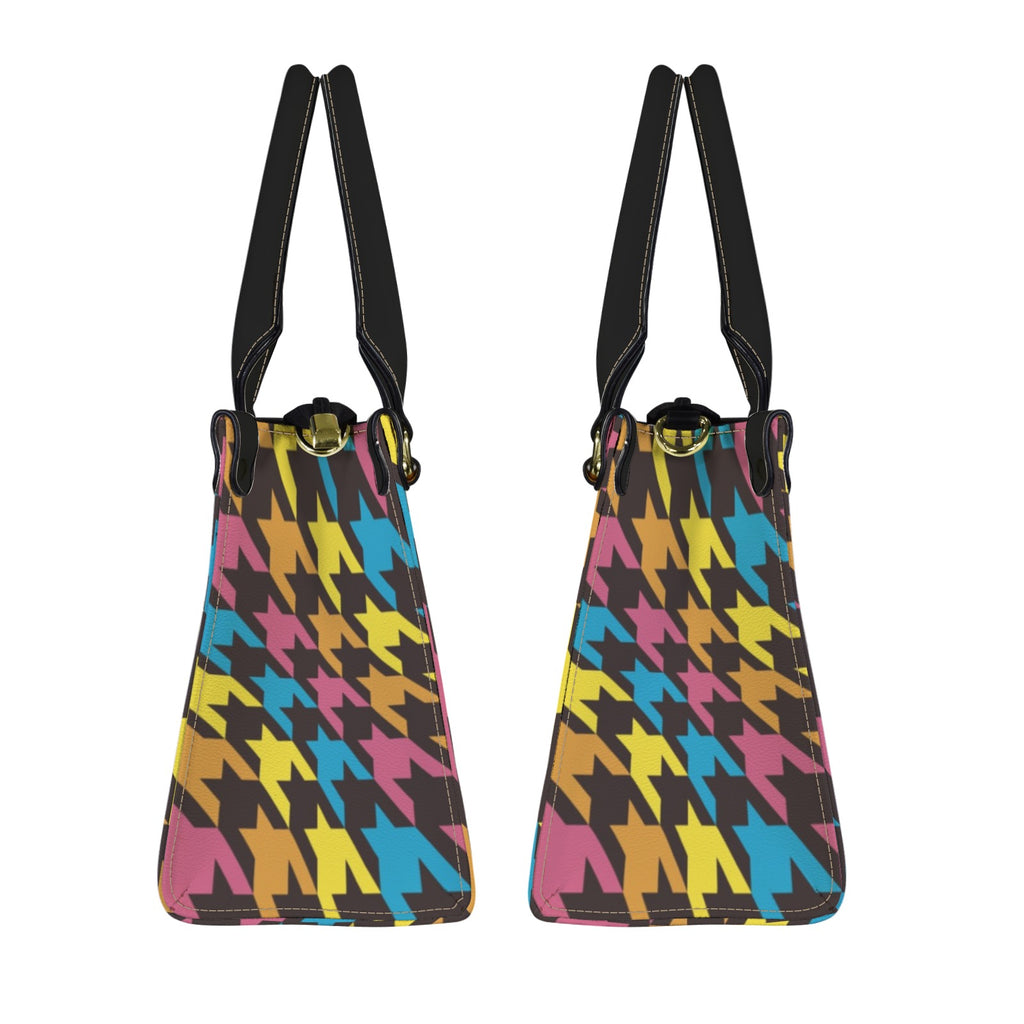 Colorful Abstract Geometric Custom Women's Handbag-Small (Model 1747)