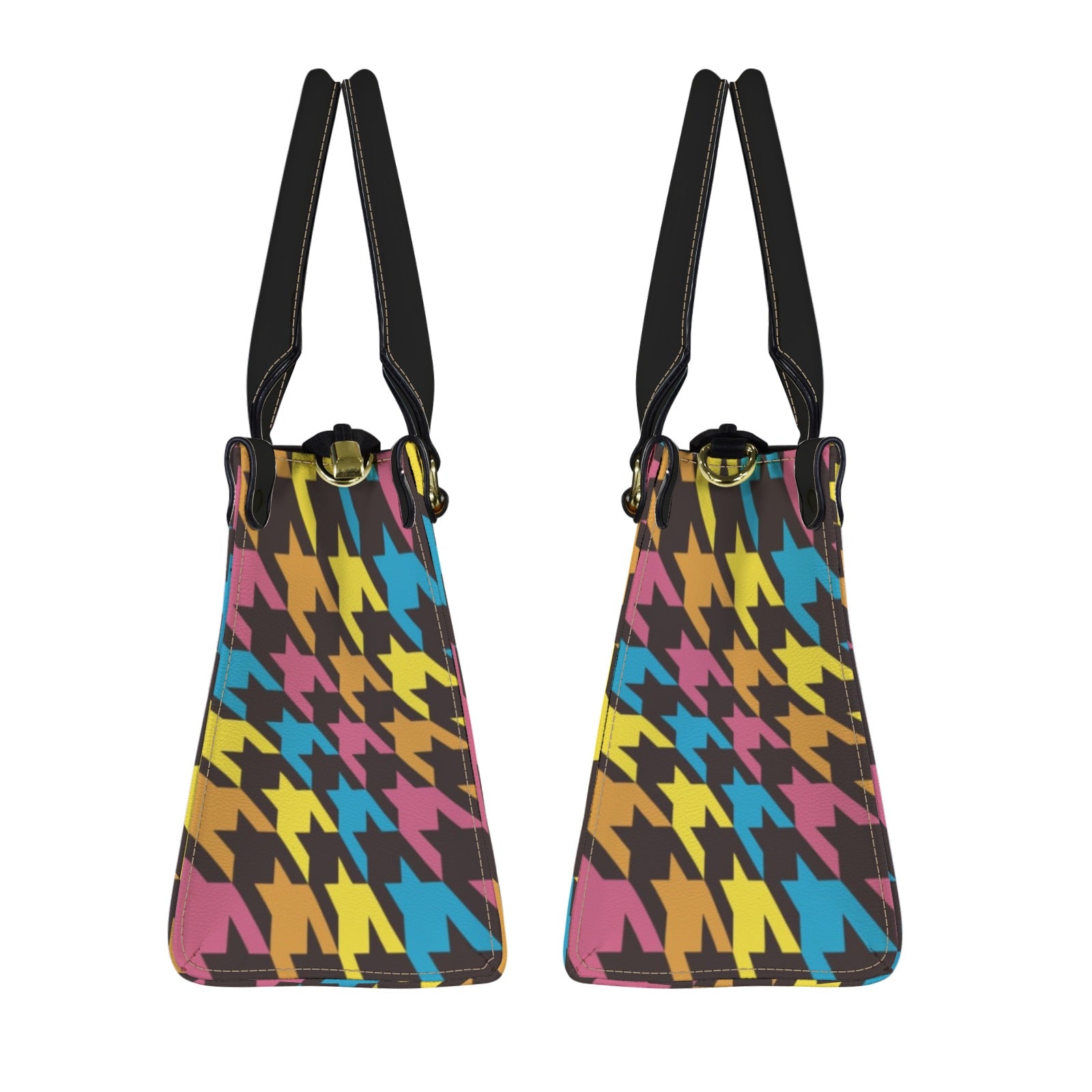 Colorful Abstract Geometric Custom Women's Handbag-Small (Model 1747)