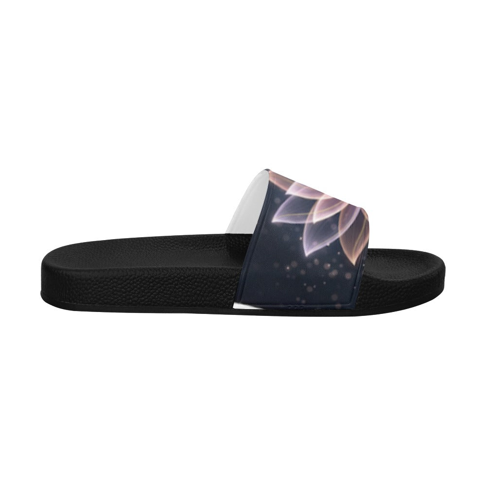 Women's Glowing Flowers Slide Sandals(Model 05