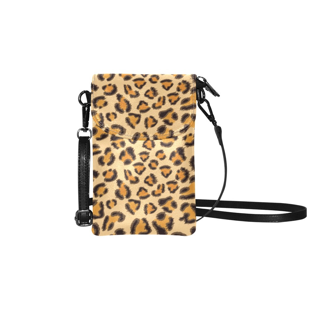 Leopard Pattern PU Leather Cell Phone Purse(Model1711)