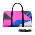 Large Multi-Color Custom Travel Bag-Large (Black Long Patch)(Model 1734)