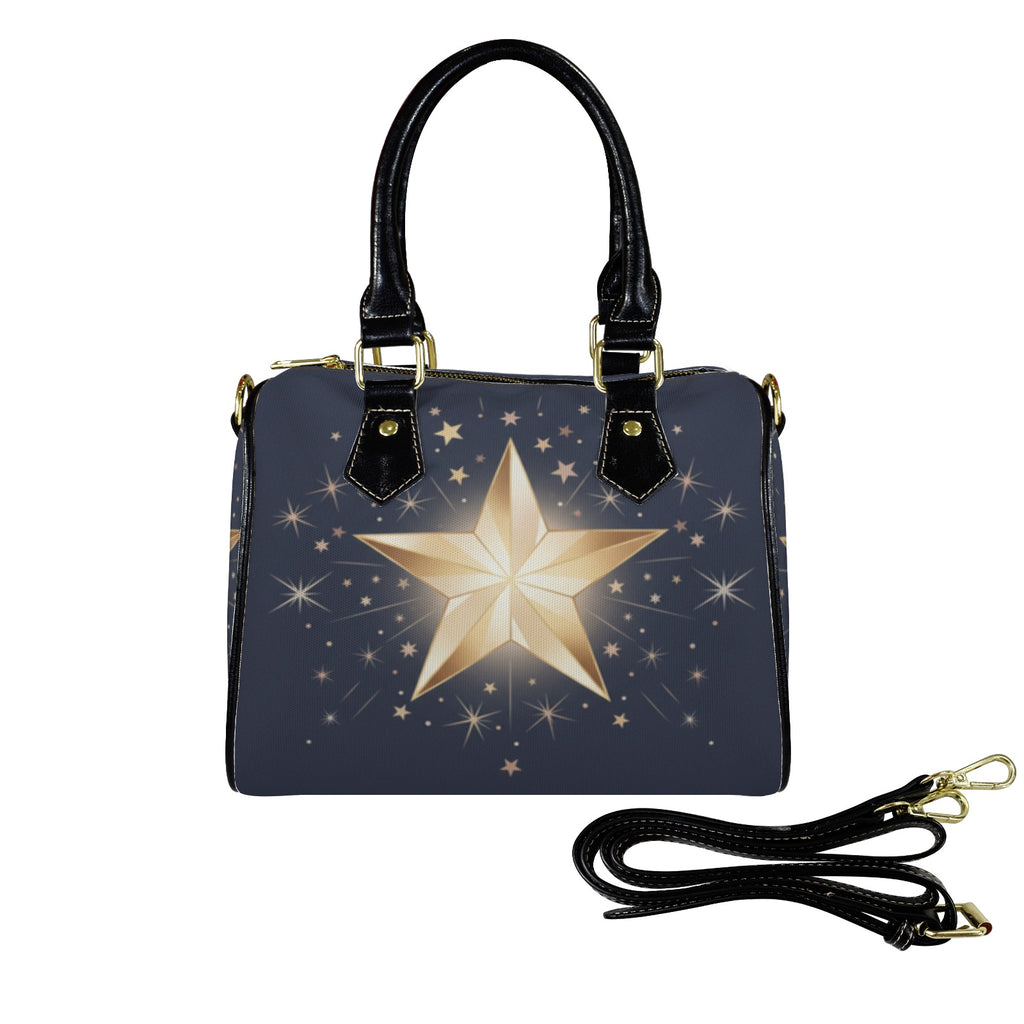 Glowing Star Handbag-Black Handle (Model 1746)