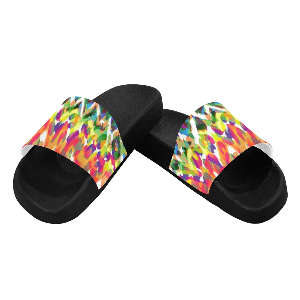 Women's Cool Abstract Animal Seamless Slide Sandals(Model 057)