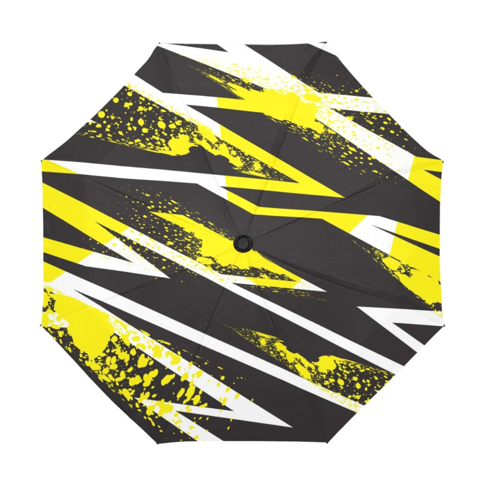 Abstract Unique Geometric Anti-UV Auto-Foldable Umbrella (Model U09)