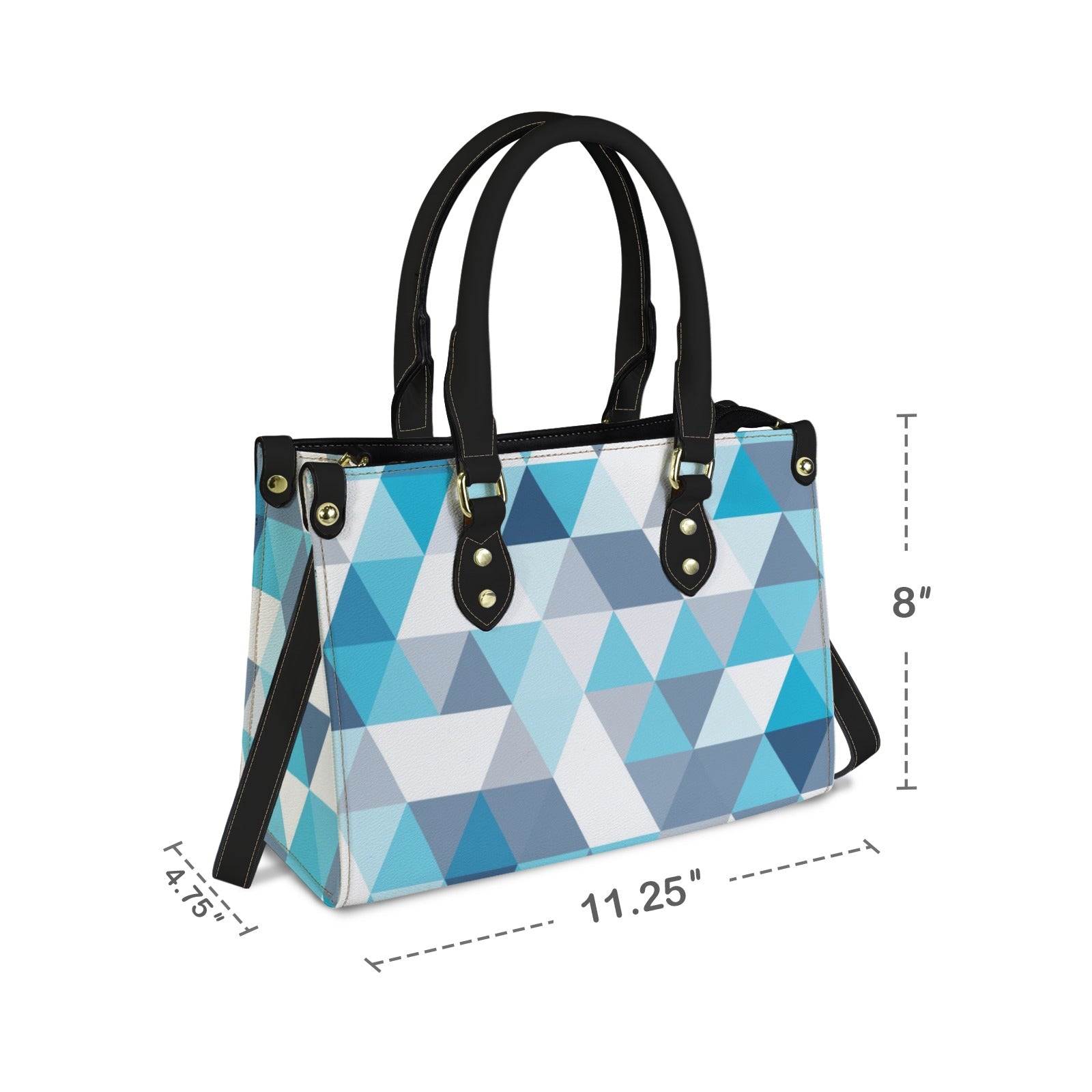 Abstract seamless pattern of triangles. Custom Women's Handbag-Small (Model 1747)
