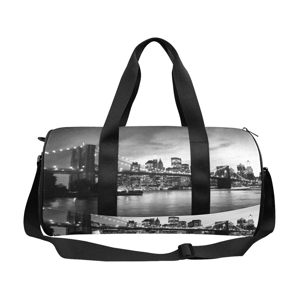 Brooklyn Bridge and Manhattan at Sunset, New York Travel Duffel Bag (Model 1679)
