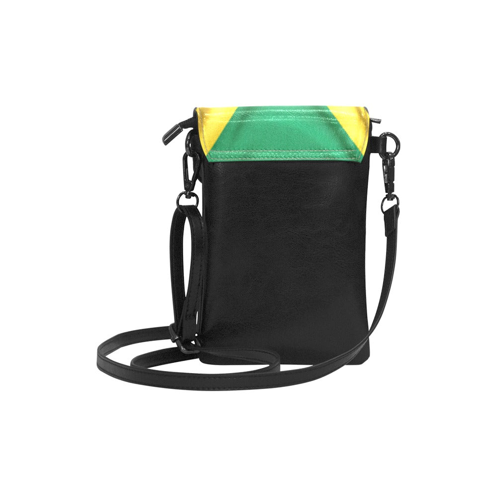 Jamaican Design PU Leather Cell Phone Purse(Model1711)