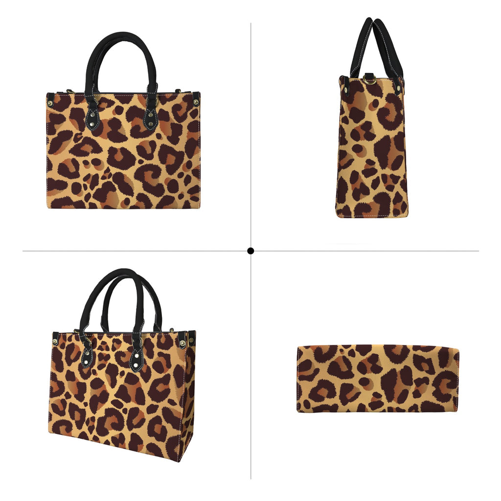 Leopard Pattern Custom Women's Handbag-Medium (Model 1747)