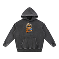 Snow Wash Fleece Oversize Hoodie