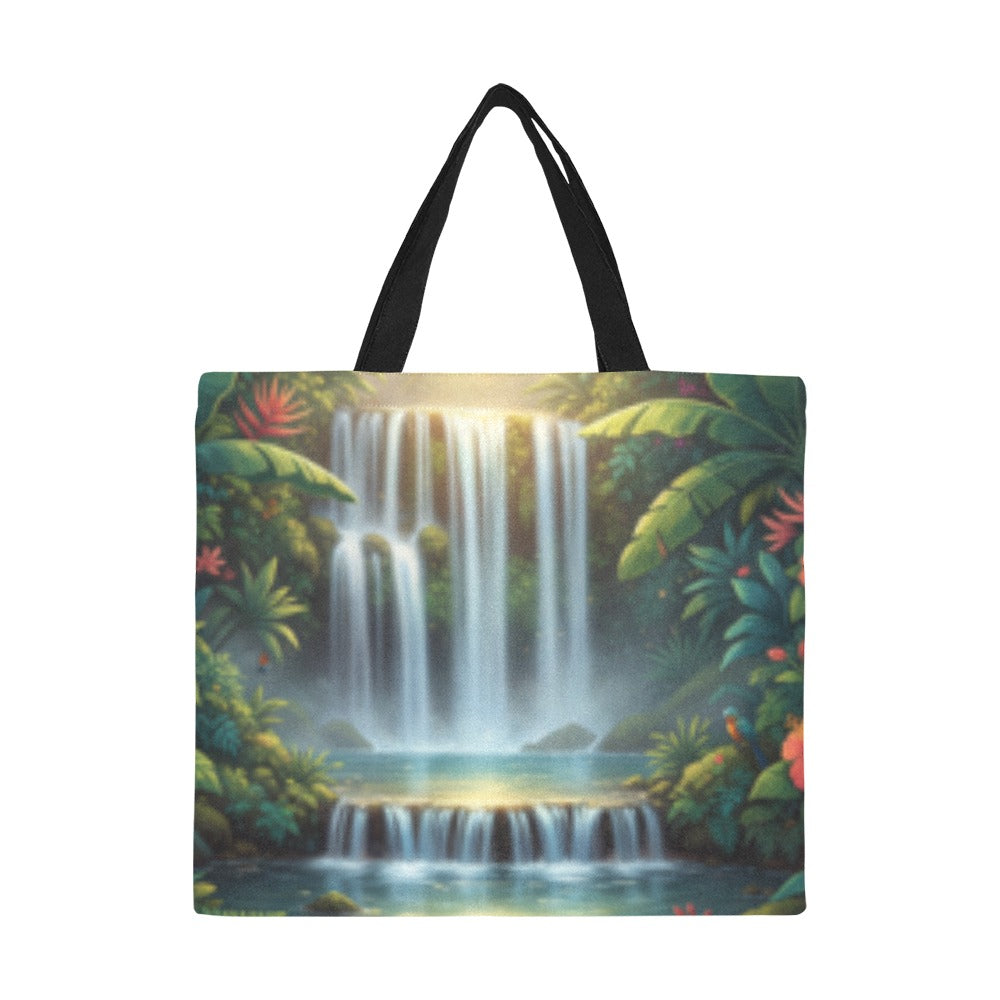 Waterfall Forest Tote Bag(Model1699)(Large)
