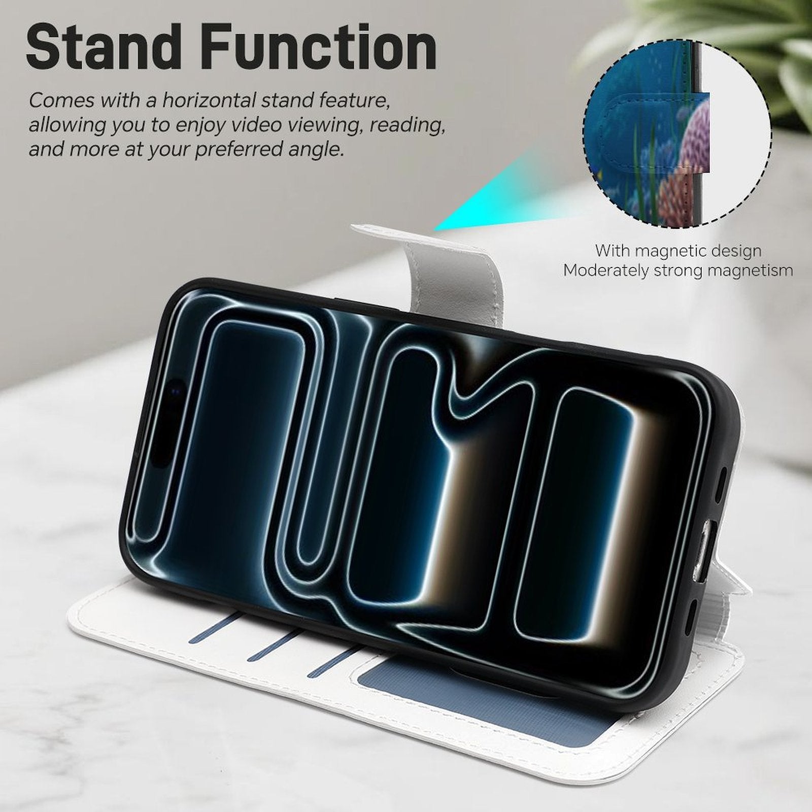 Ocean Flip Wallet Case for iPhone 17 Pro Max