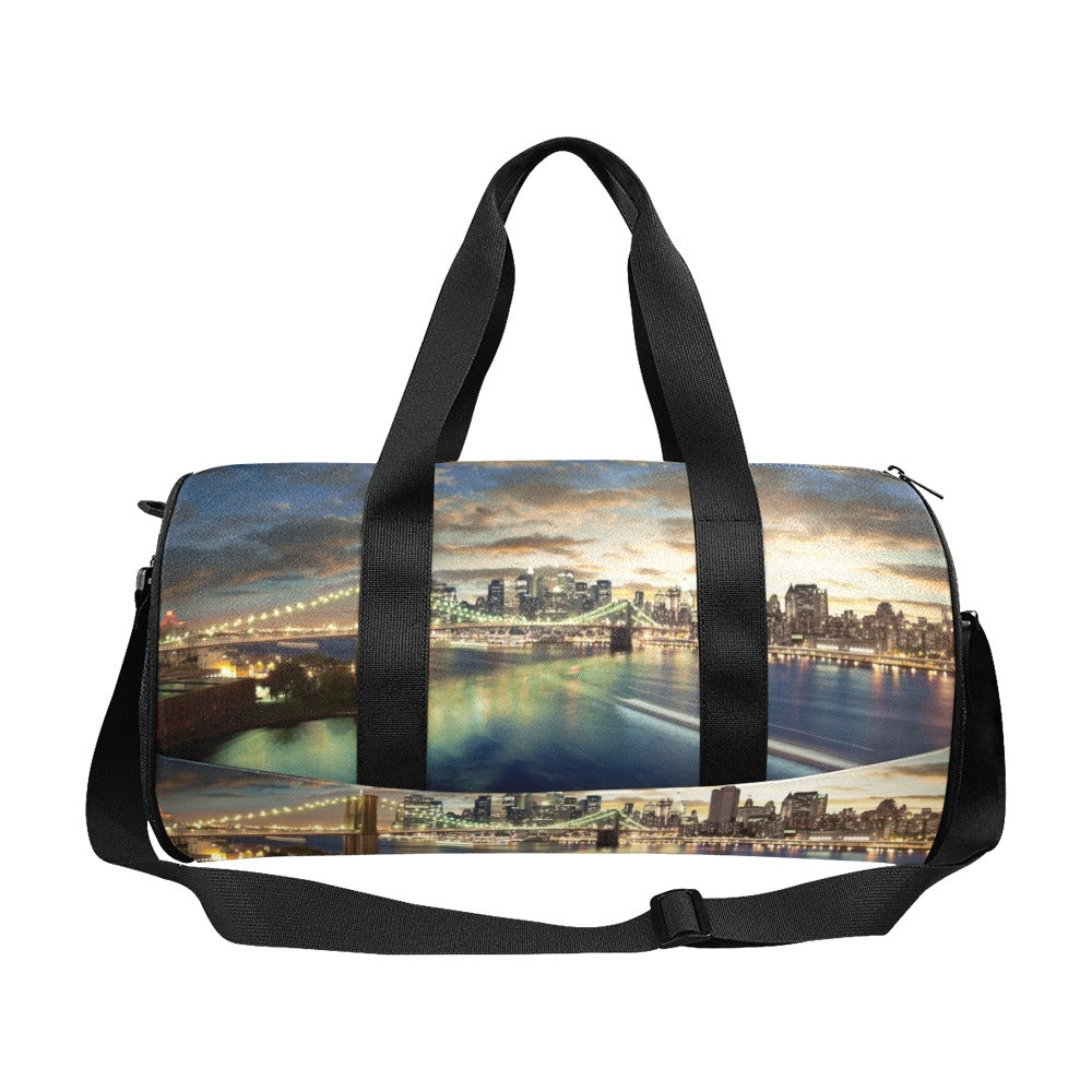 Amazing New York Cityscape - taken after Sunset Travel Duffel Bags (Model 1679)