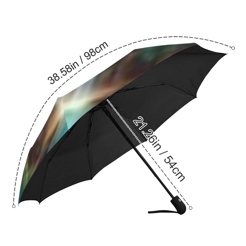 Waterfall Anti-UV Auto-Foldable Umbrella (Model U09)