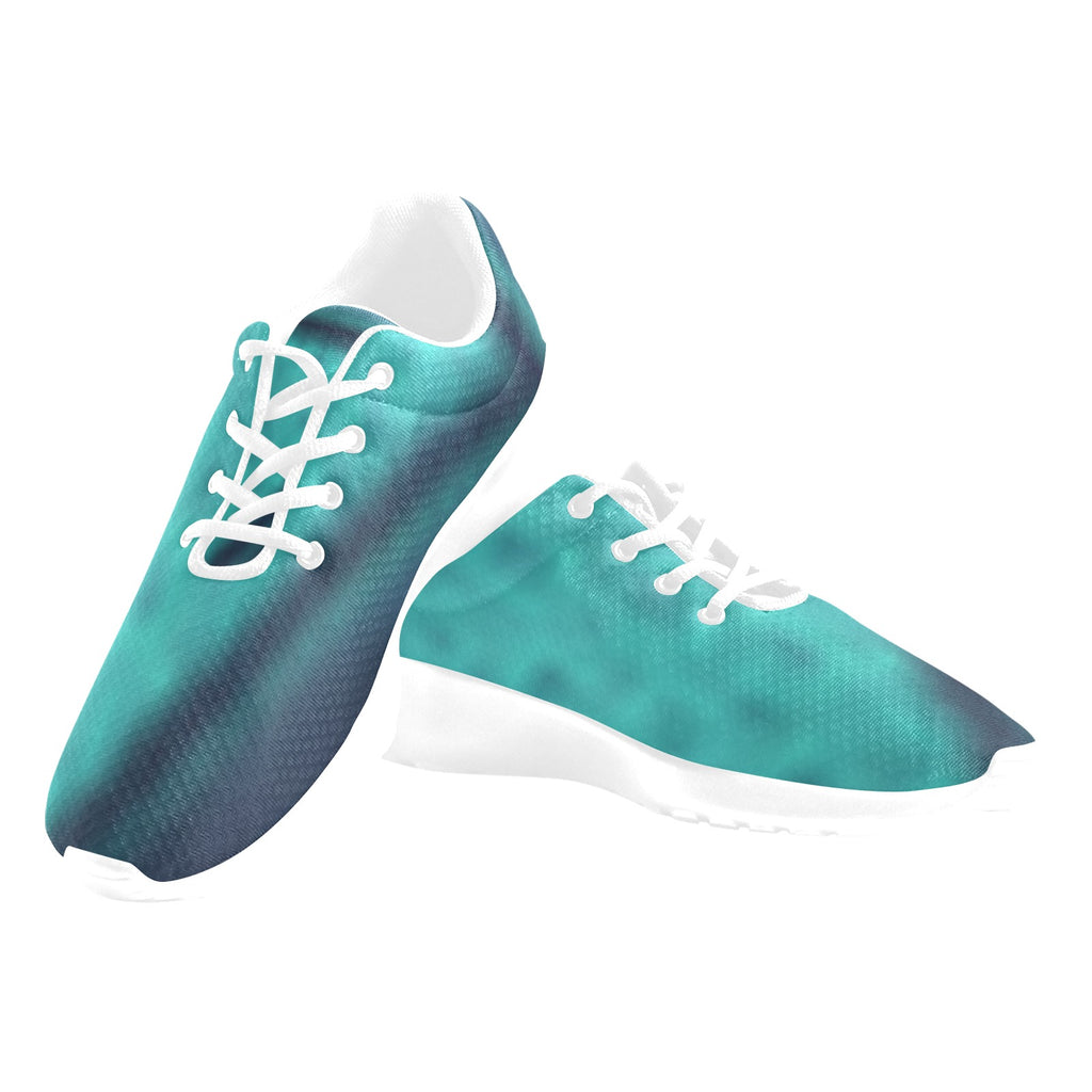 Women's All-Over Print Athletic Sneakers – (White)