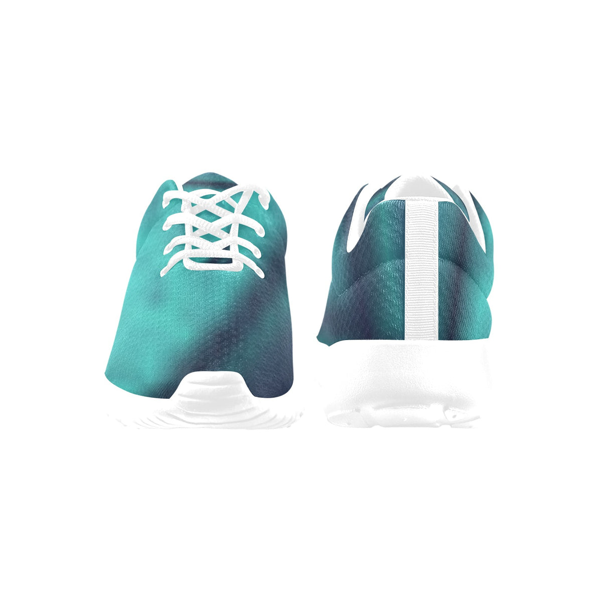 Women's All-Over Print Athletic Sneakers – (White)