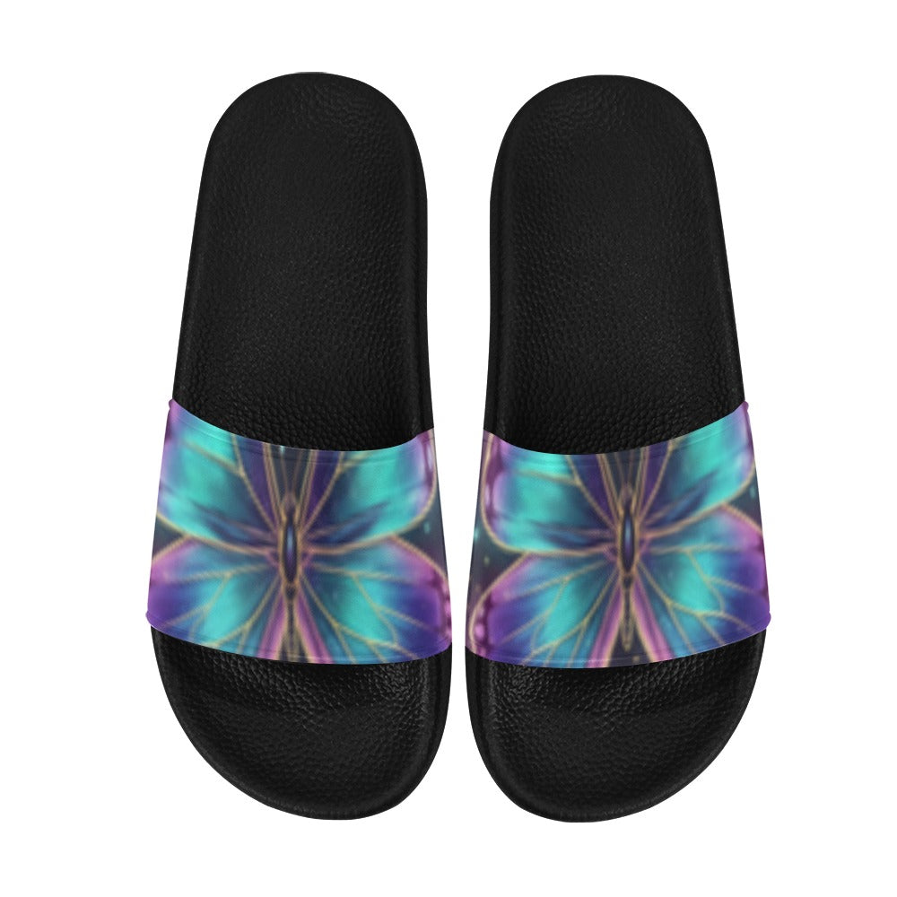 Women's Butterfly Slide Sandals(Model 057)