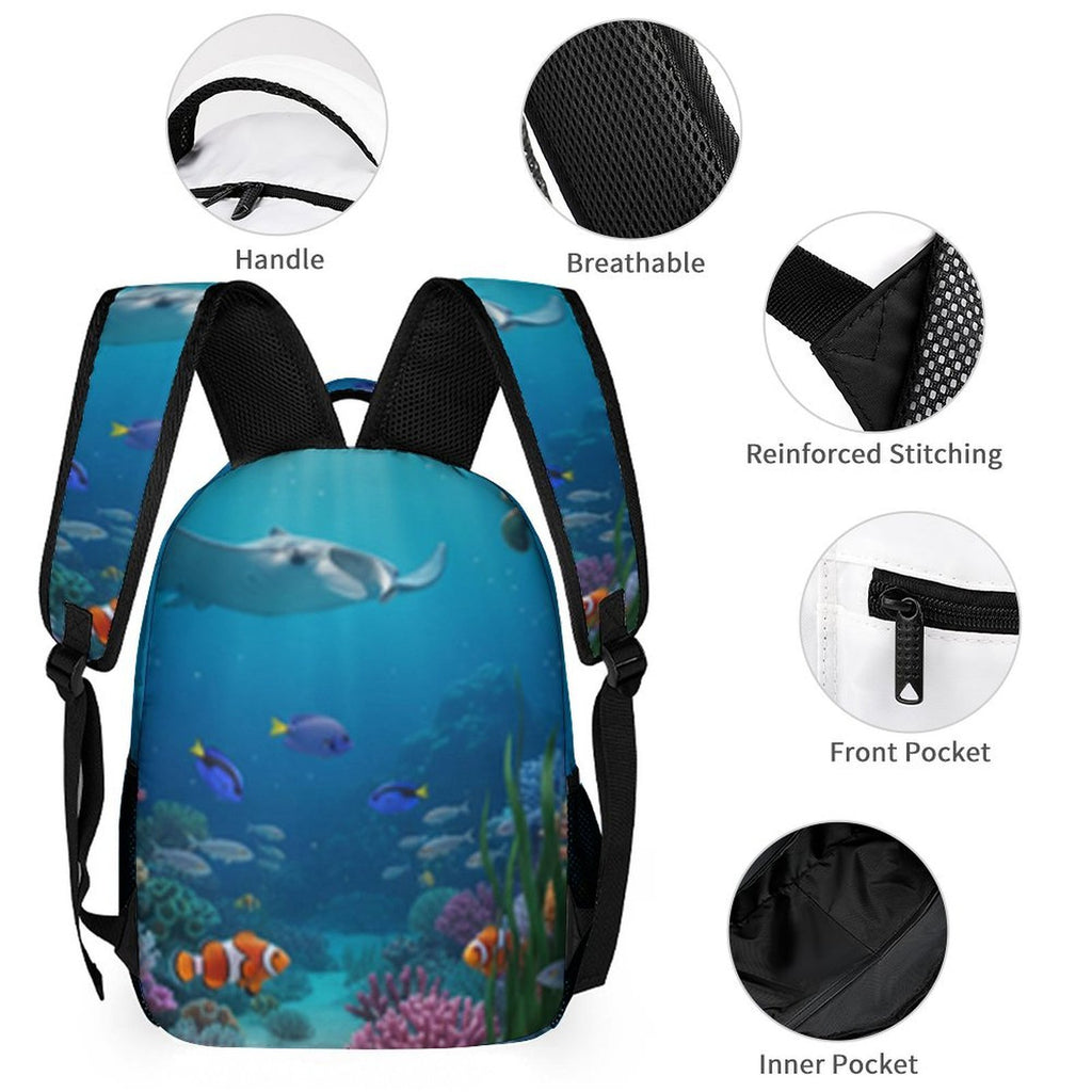 Ocean 3-in-1 Backpack Combo Set