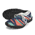 Women's Custom Print Fitness Shoes with Shoelaces – (White)