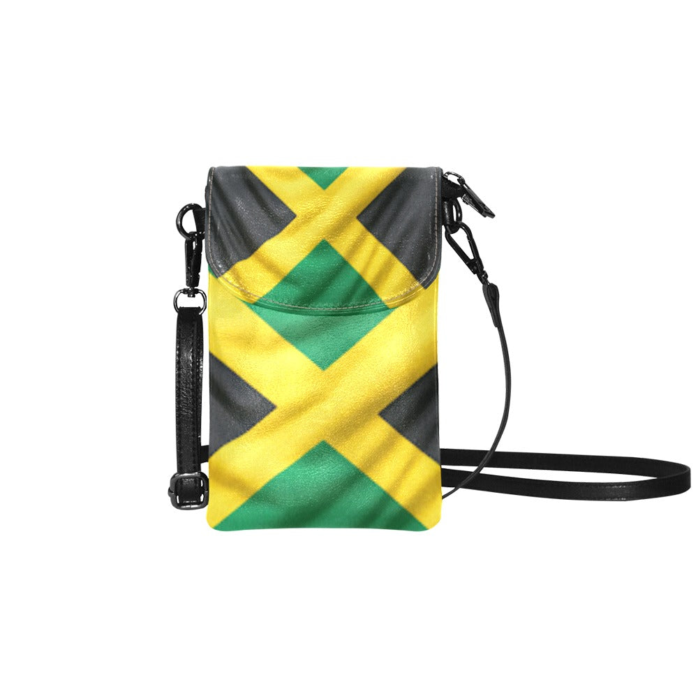 Jamaican Design Crossbody Phone Purse